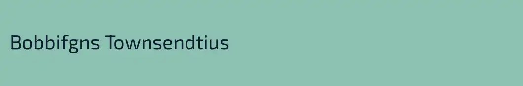 Bobbifgns Townsendtius